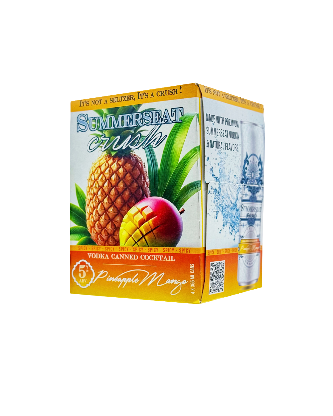 Summerseat Crush - Spicy Pineapple Mango - 4 Pack